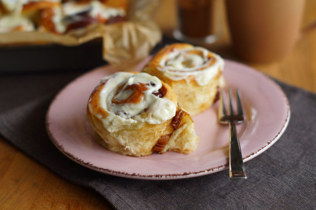 Cinnamon Rolls wie von Cinnabon / amerikanische Zimtschnecken